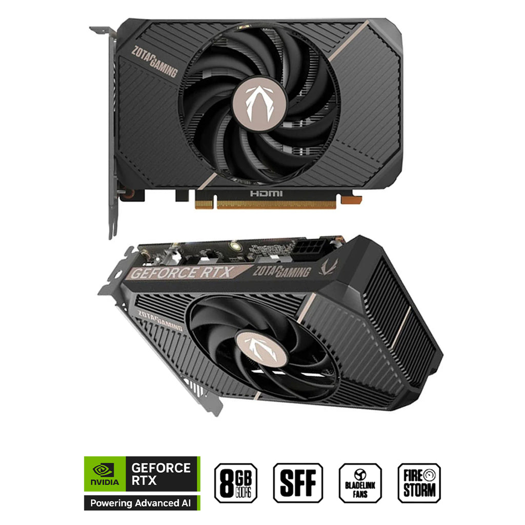 Carte Graphique ZOTAC Gaming RTX 5050 Solo – Compacte, 8 Go GDDR6, Architecture NVIDIA DLSS4 - 3