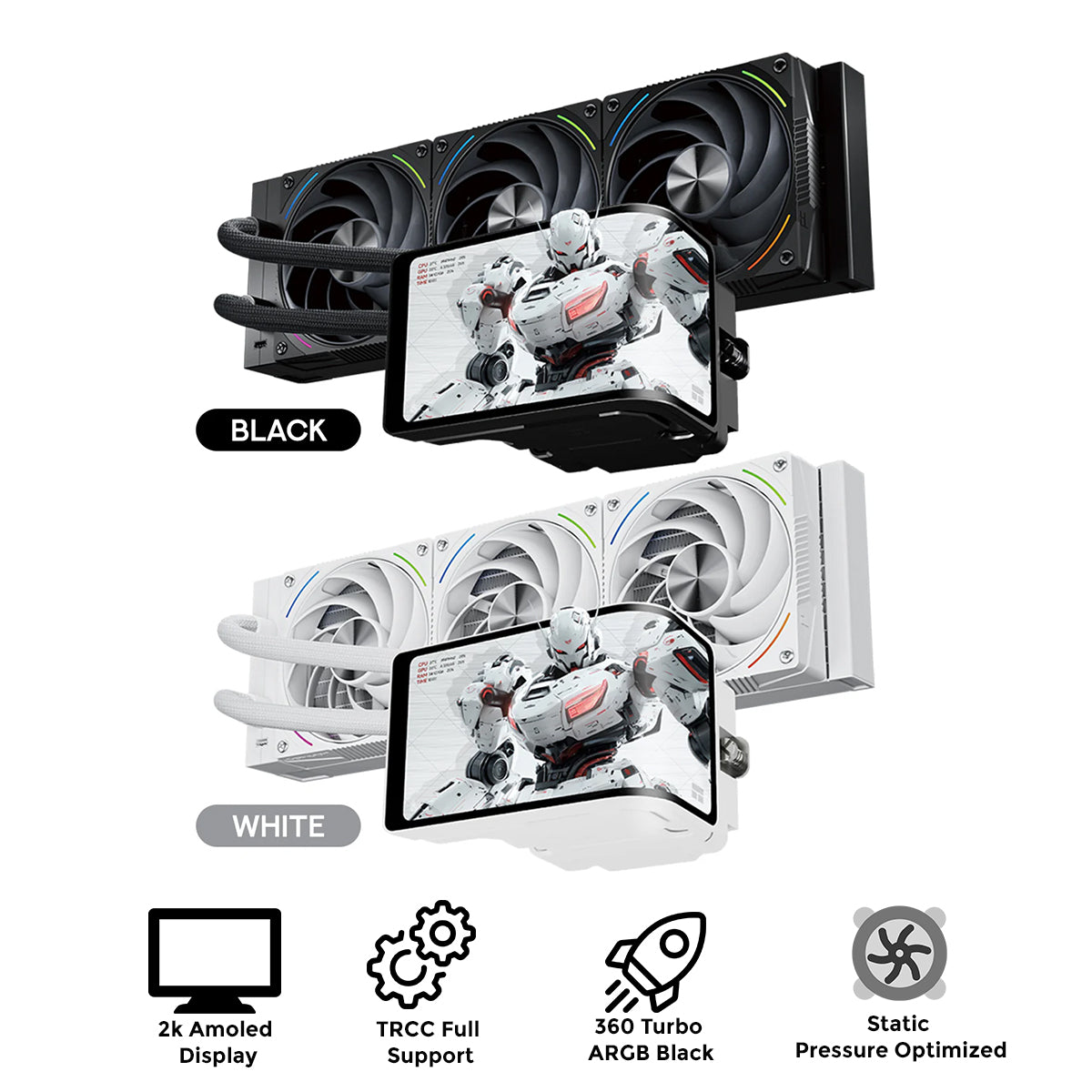 Thermalright Wonder Vision 360 Turbo ARGB AIO CPU Liquid Cooler