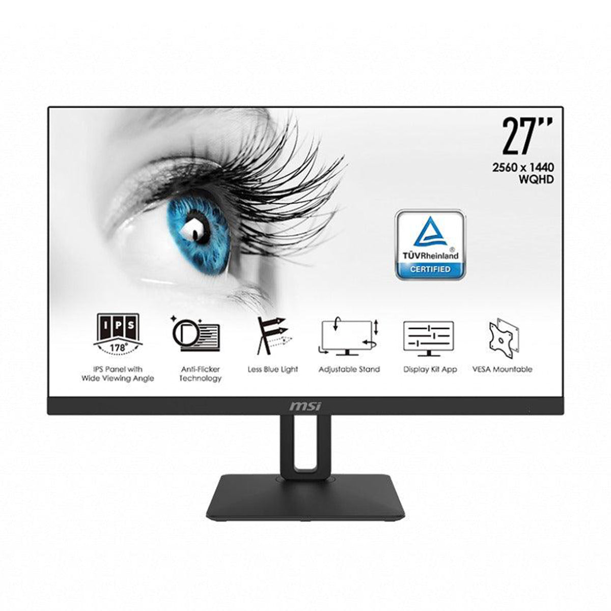 DataBlitz MSI PRO MP271QP 27” WQHD IPS Professional Monitor