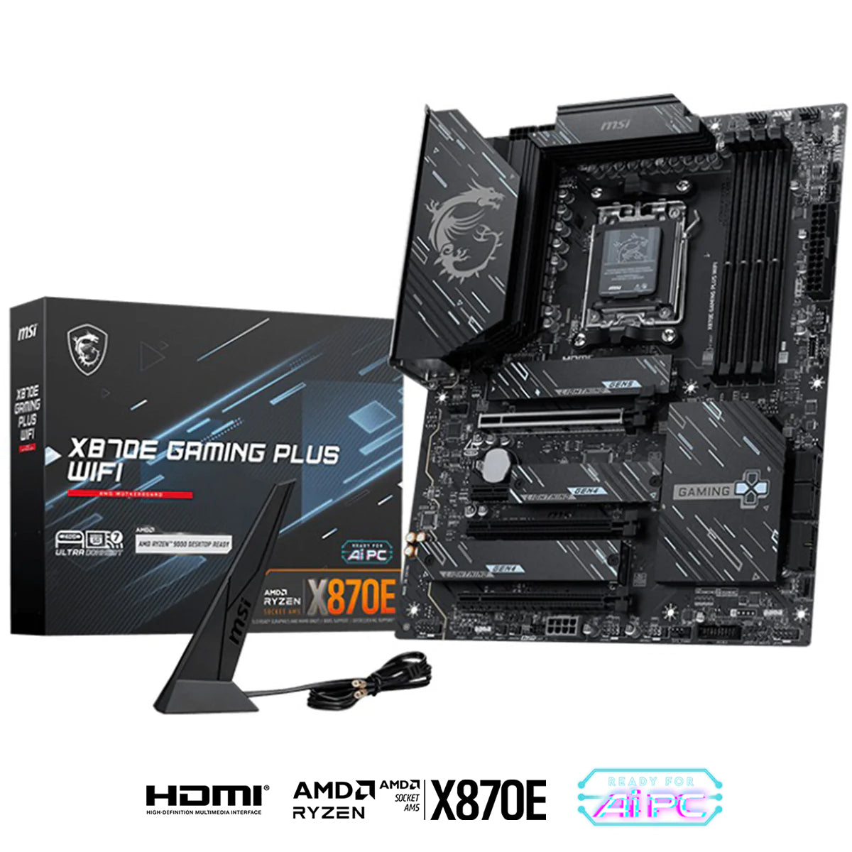 MSI X870E Gaming Plus Wifi DDR5 AMD Motherboard