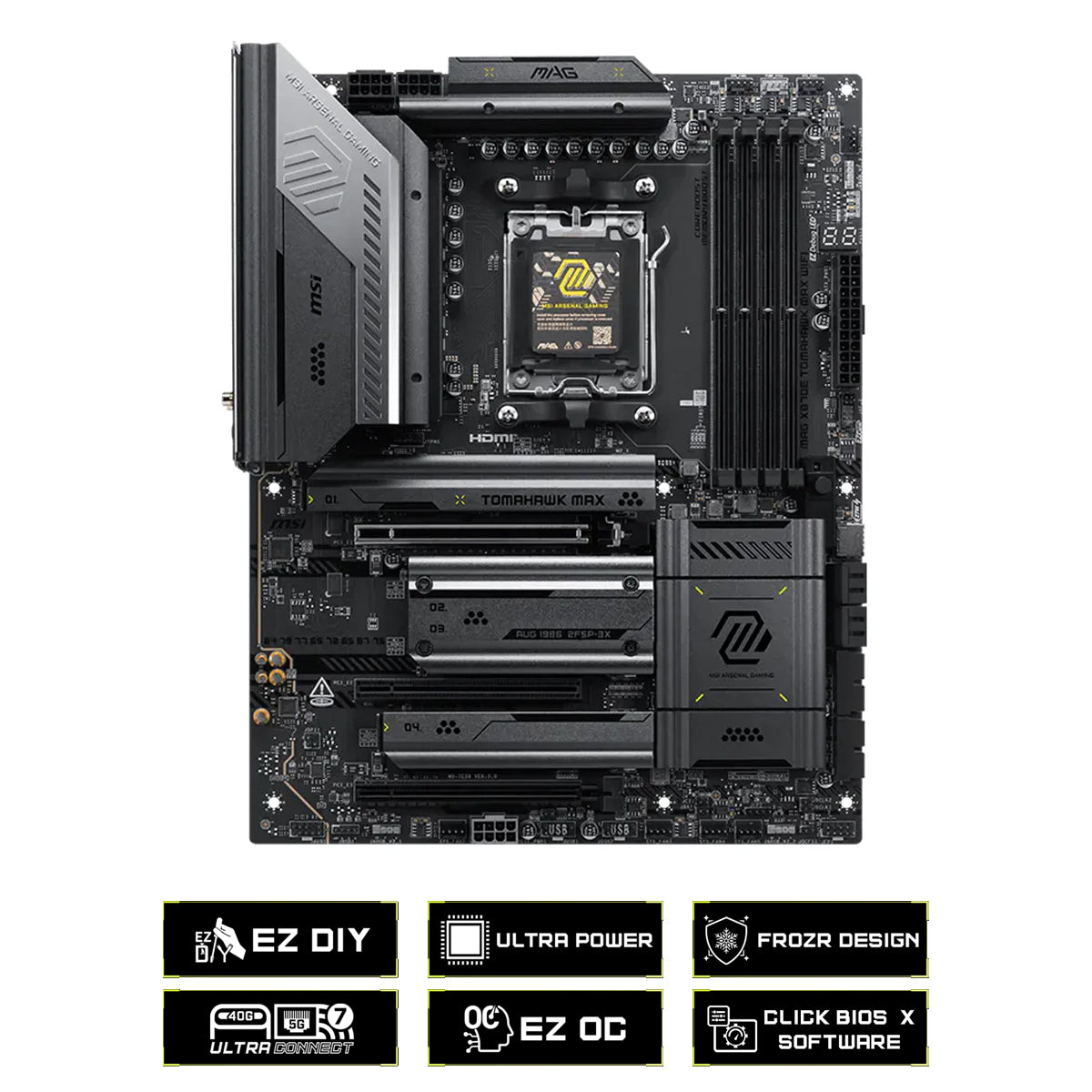 MSI MAG X870E Tomahawk Max WiFi DDR5 AMD Motherboard