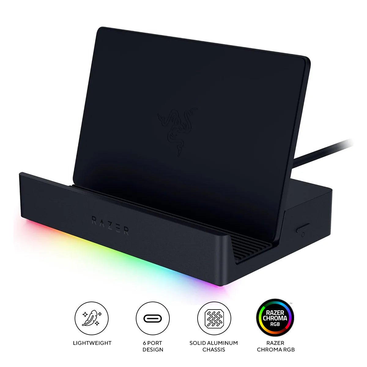 Razer Handheld Dock Chroma - USB Type-C 6-in-1 Docking Station