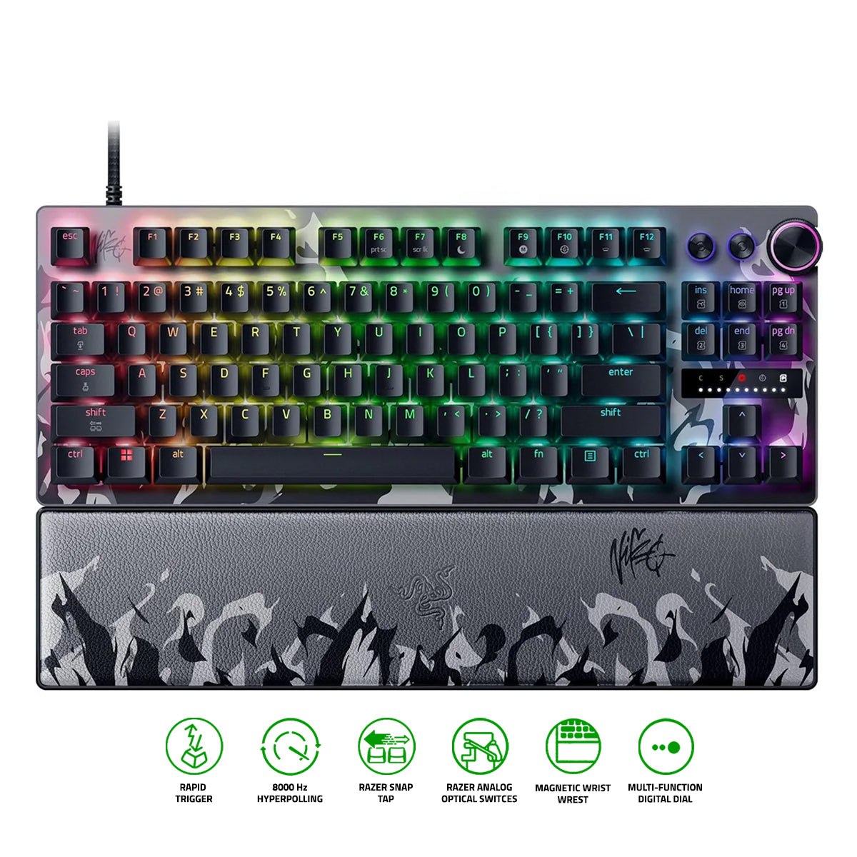 Razer Huntsman V3 Pro Tenkeyless 8KHz Analog Optical eSports Keyboard (Niko Edition)