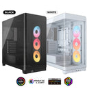 Corsair Frame 4500X RS-R ARGB Panoramic Glass Mid-Tower PC Case (Black, White)
