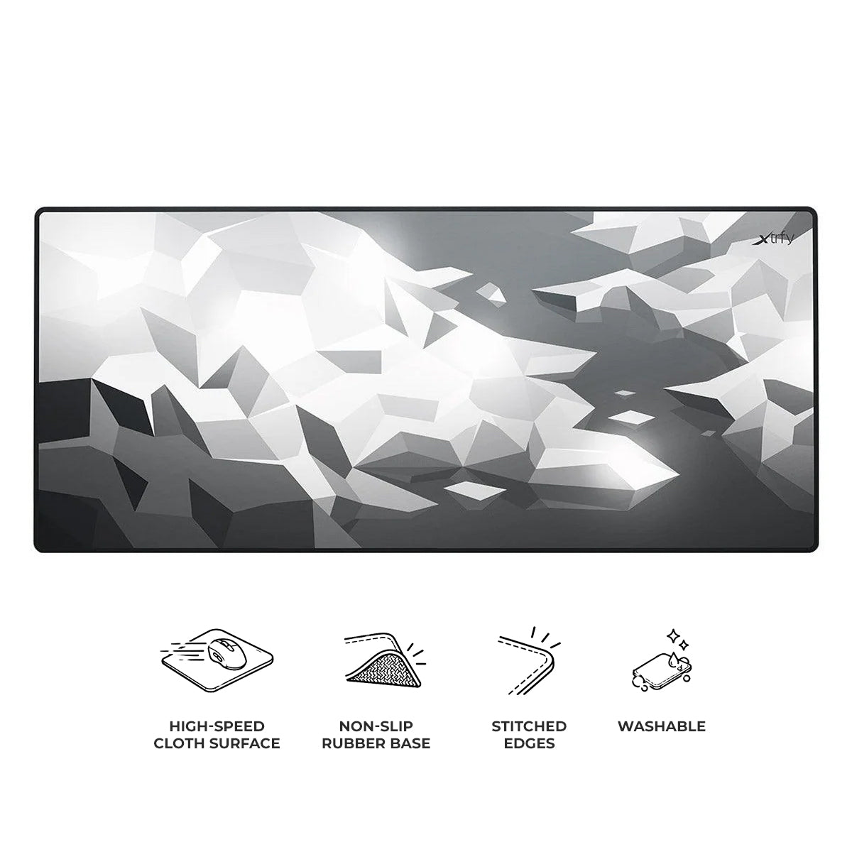 Cherry XTRFY GP5 XL Cloth Gaming Mouse Pad (920x400x3mm) (Litus White)