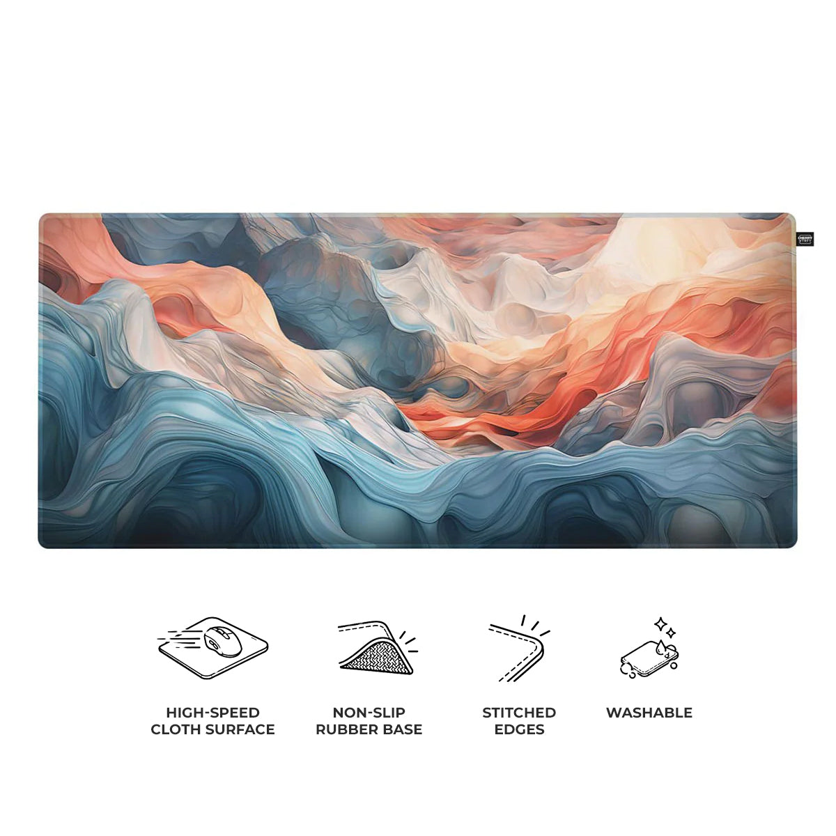 Cherry XTRFY GP5 XL Cloth Gaming Mouse Pad (920x400x3mm) (Amnis Blue) (CX-GP5-XL-AMNIS-BLUE)