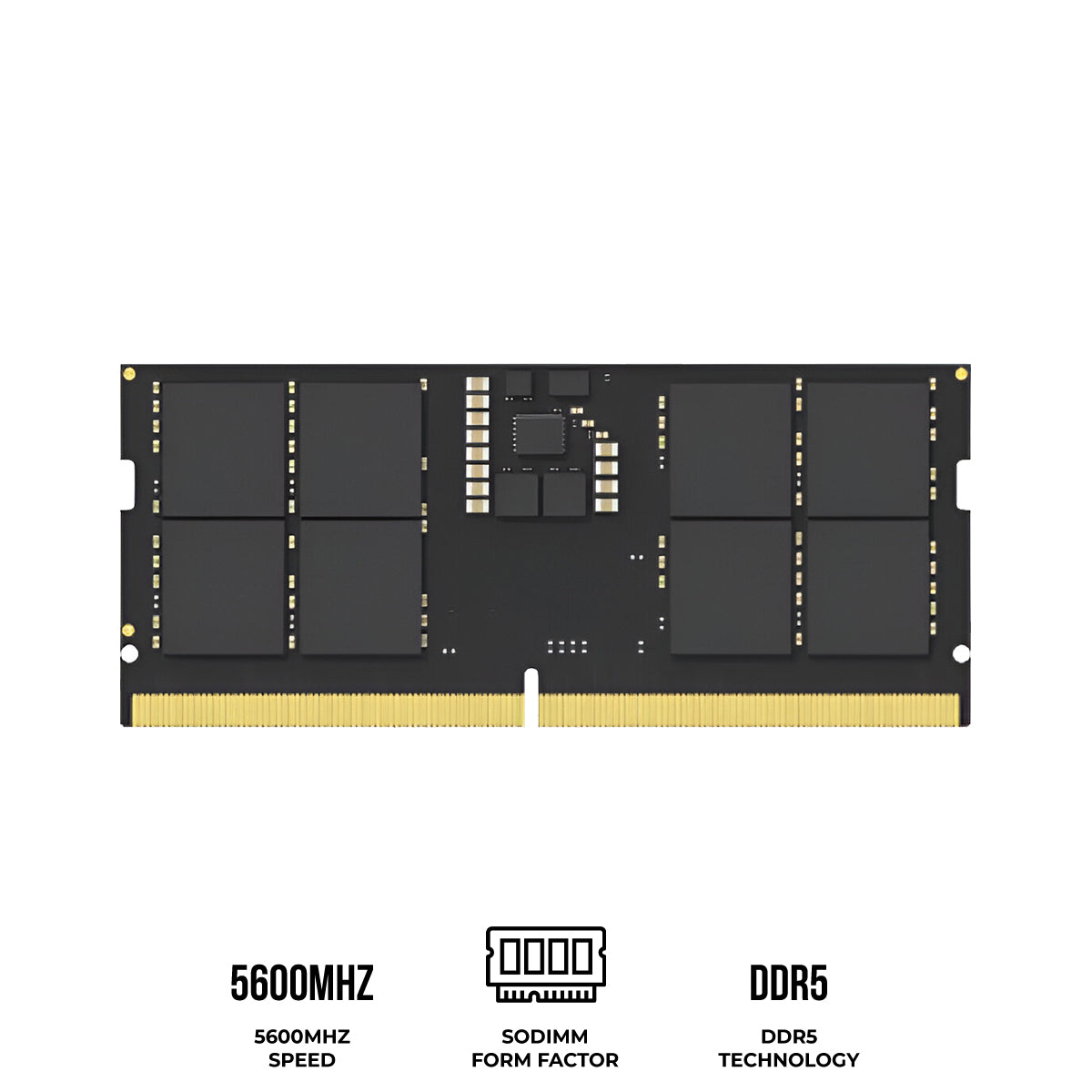 Lexar 32GB DDR5 5600MHz CL46 SODIMM Laptop Memory