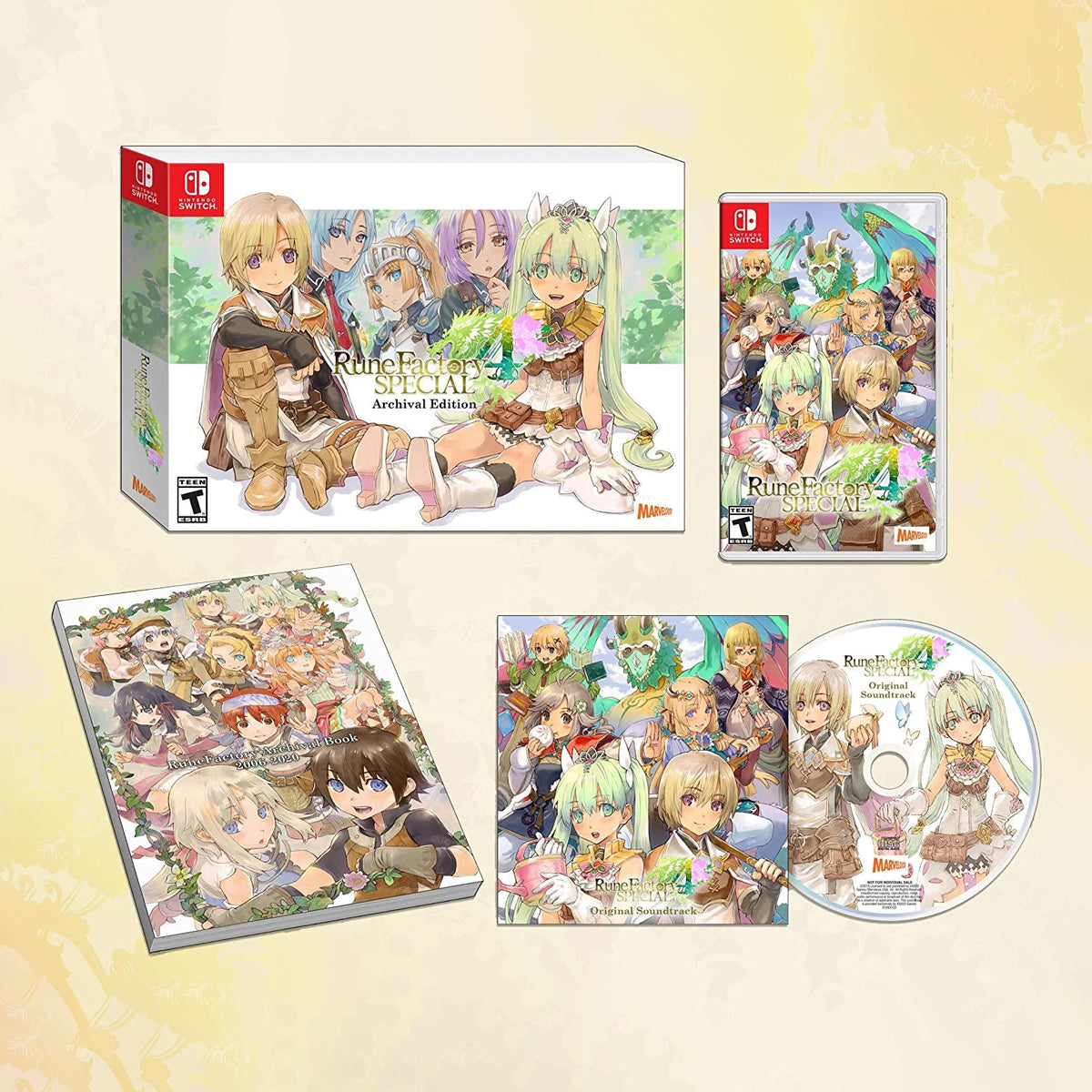 DATABLITZ NINTENDO SWITCH RUNE FACTORY SPECIAL ARCHIVAL EDITION