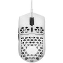 Cooler Master MM710 Pro-Grade Gaming Mouse With Honeycomb Shell And Ultraweave Cable (Glossy White)