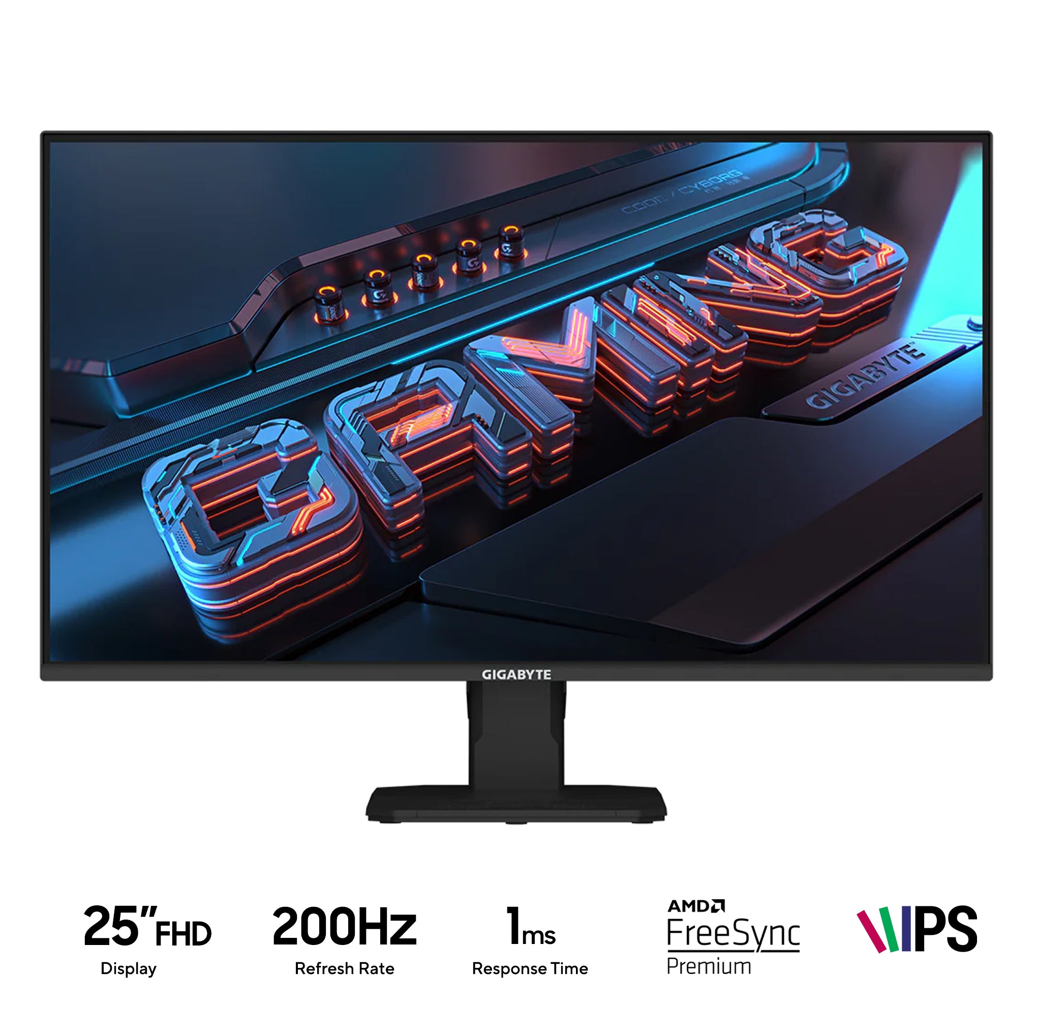 Gigabyte GS25F2 25" FHD (1920x1080) 200Hz 1ms GTG SS IPS Gaming Monitor