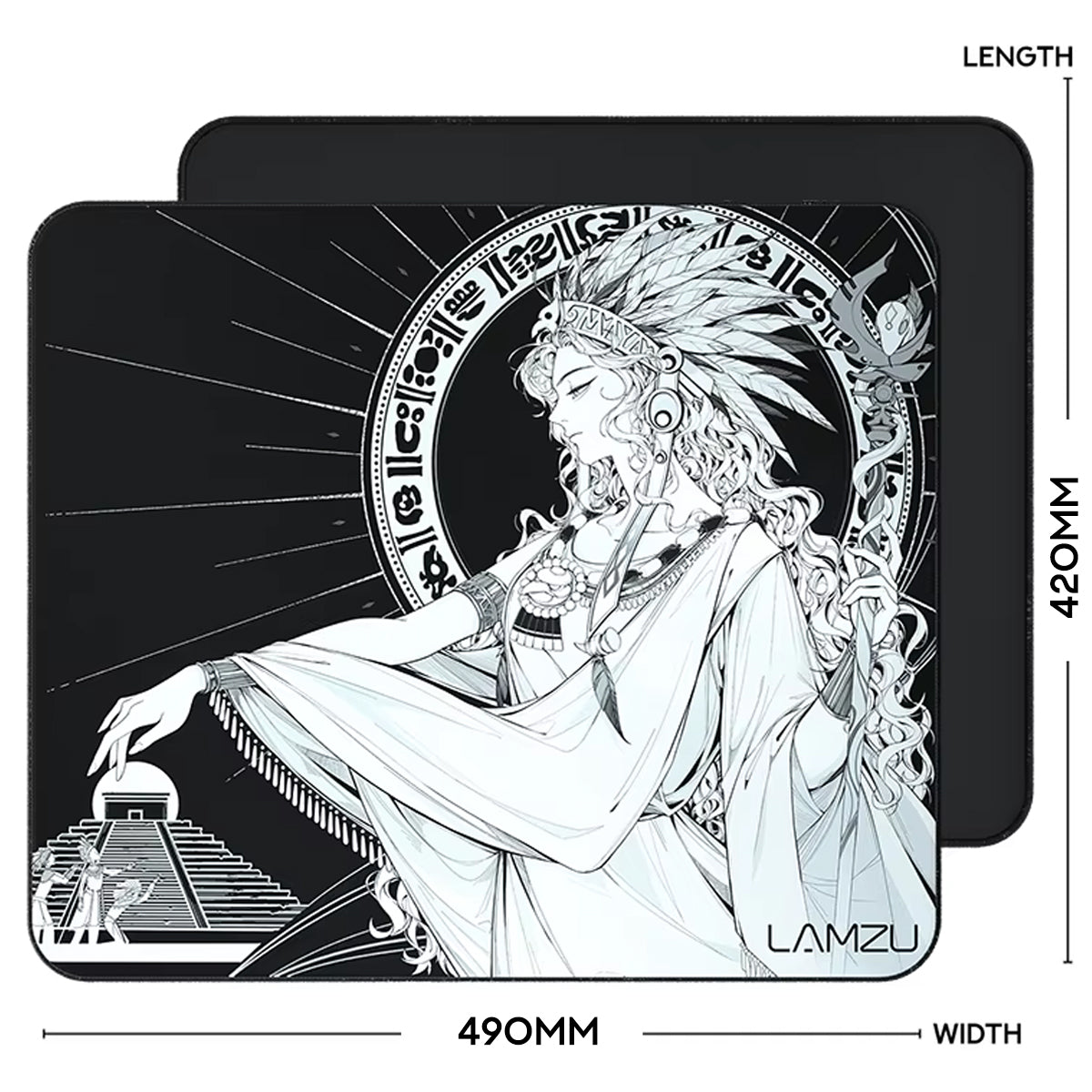 Lamzu Maya Mid SlimFlex Cloth Mouse Pad (490x420x3mm)