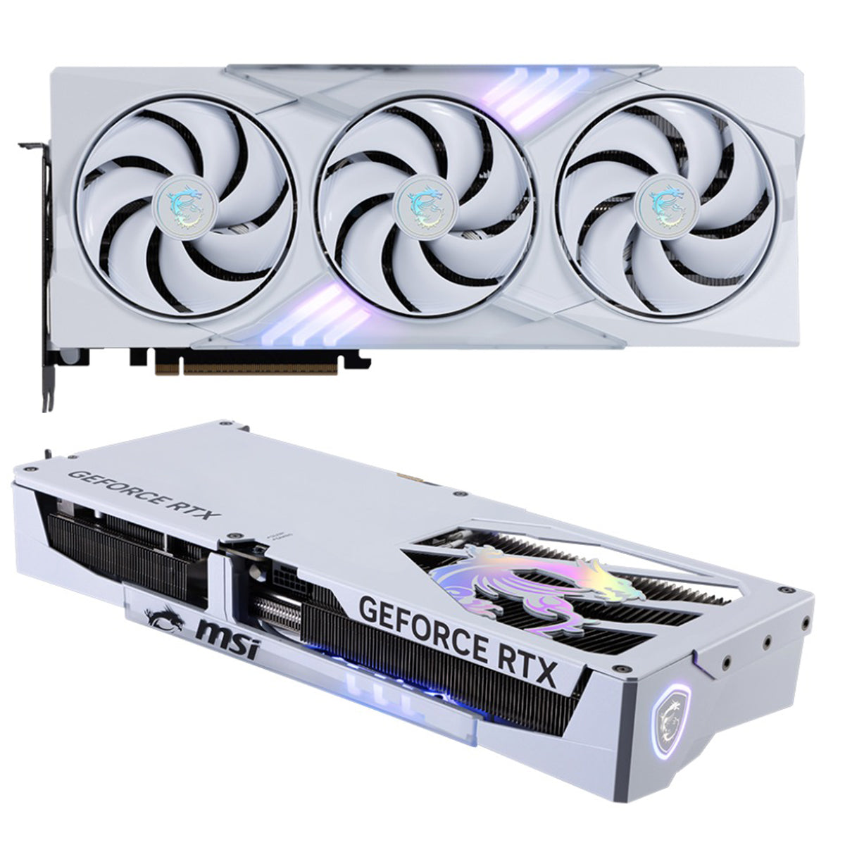 MSI Geforce RTX 5080 16GB GDDR7 Gaming Trio OC Graphics Card (White)