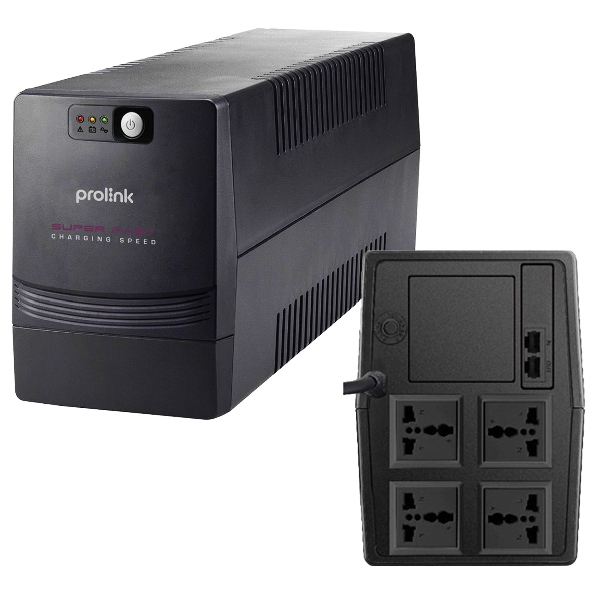 Prolink PRO1250SFCU-6N 1250VA 936W Super-Fast Charging Line Interactive UPS with Built-in AVR