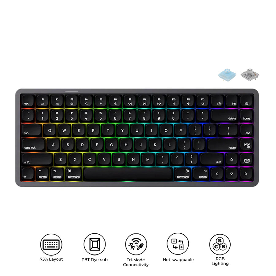 Akko Air 01 Low Profile Multi-Mode RGB Hot-Swappable Mechanical Keyboard