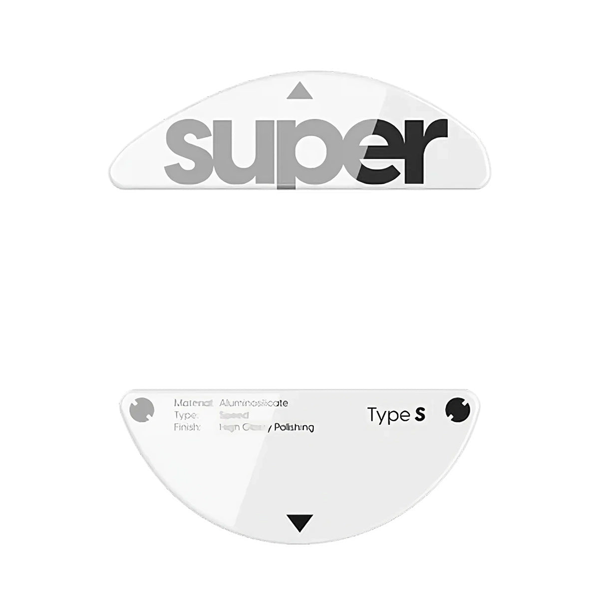 Pulsar Superglide Glass Skates for X3 Series Type-S (White)