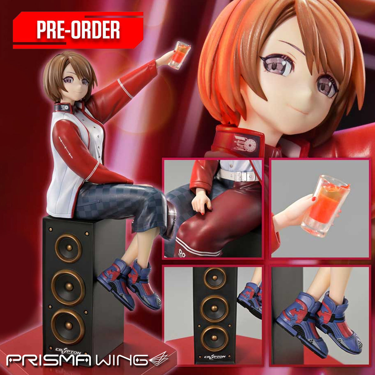 Prisma Wing Piapro Characters MEIKO "Art by lack" 1/7 Scale Pre-Painted Figure