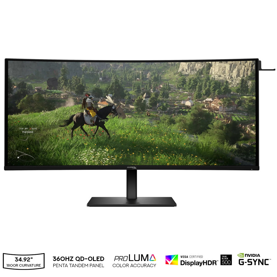 HyperX OMEN OLED C49PPAA 34" WQHD (3440x1440) 360Hz 0.03ms GtG QD-OLED Gaming Monitor