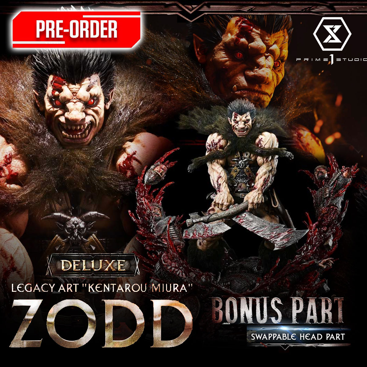 Legacy Art "Kentarou Miura" Berserk Zodd (DX Bonus Version) (LABR-07DXS) Pre-Order Downpayment