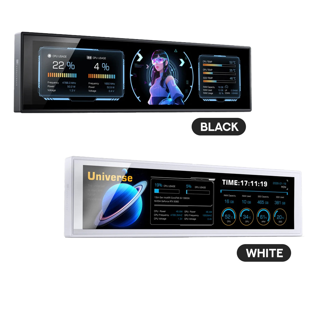 Jonsbo DS916 9.16" Display Screen
