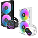 DarkFlash Explore DO 240 AIO 240mm Liquid CPU Cooler with Digital Screen Temperature