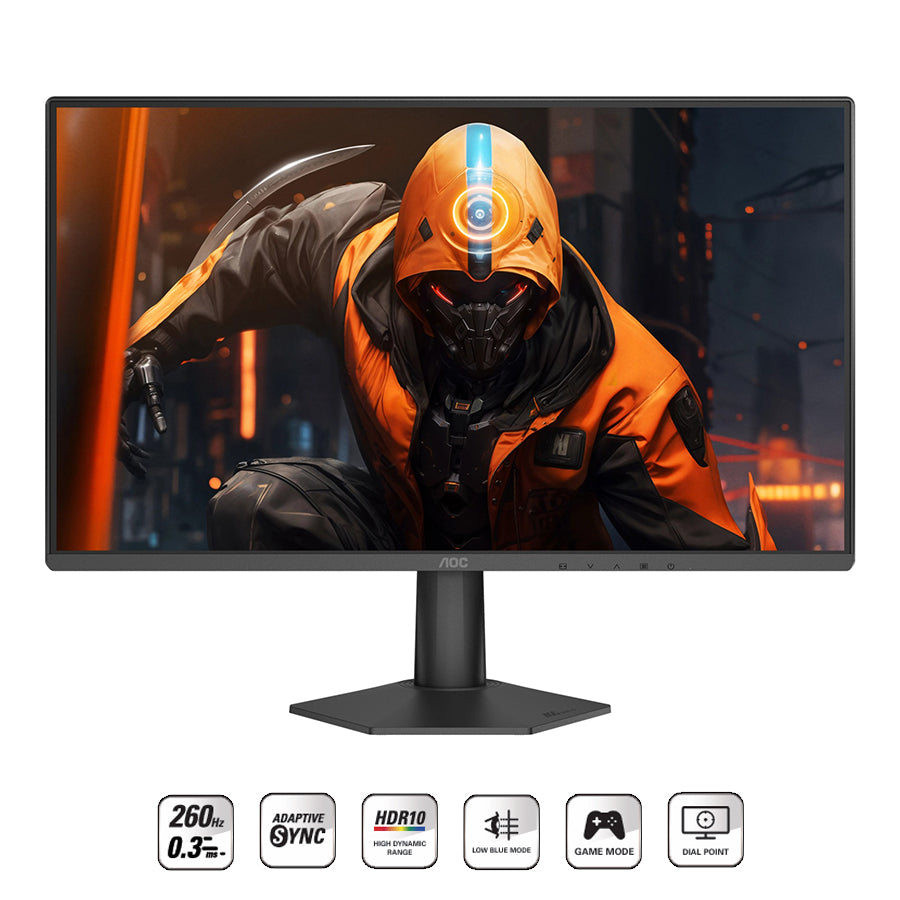 AOC 24G50Z2/71 23.8 FHD (1920x1080) 200Hz / 260Hz OC 1ms GTG / 0.3ms MPRT IPS Gaming Monitor