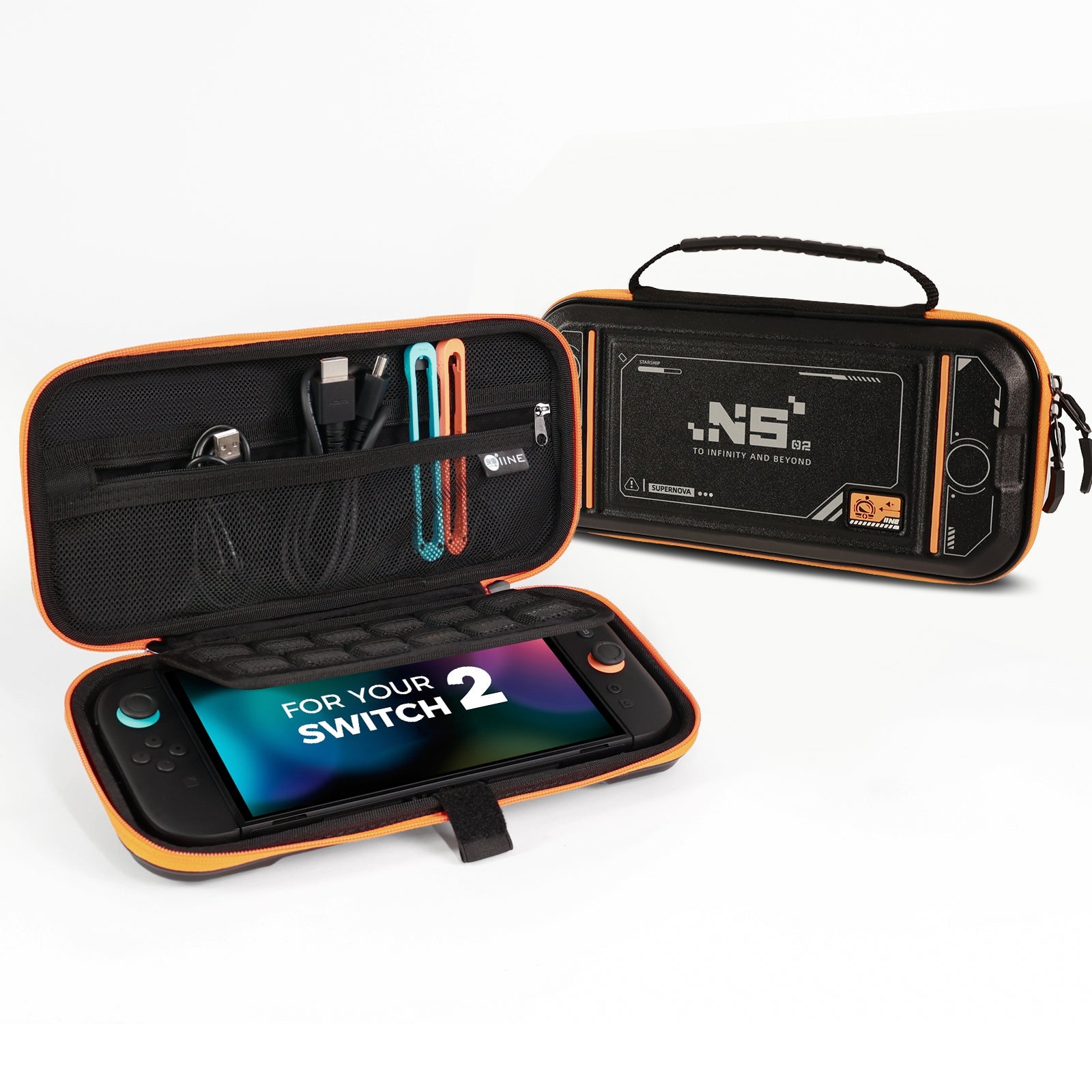 IINE Supernova Black Carrying Case for Nintendo Switch 2 L1188