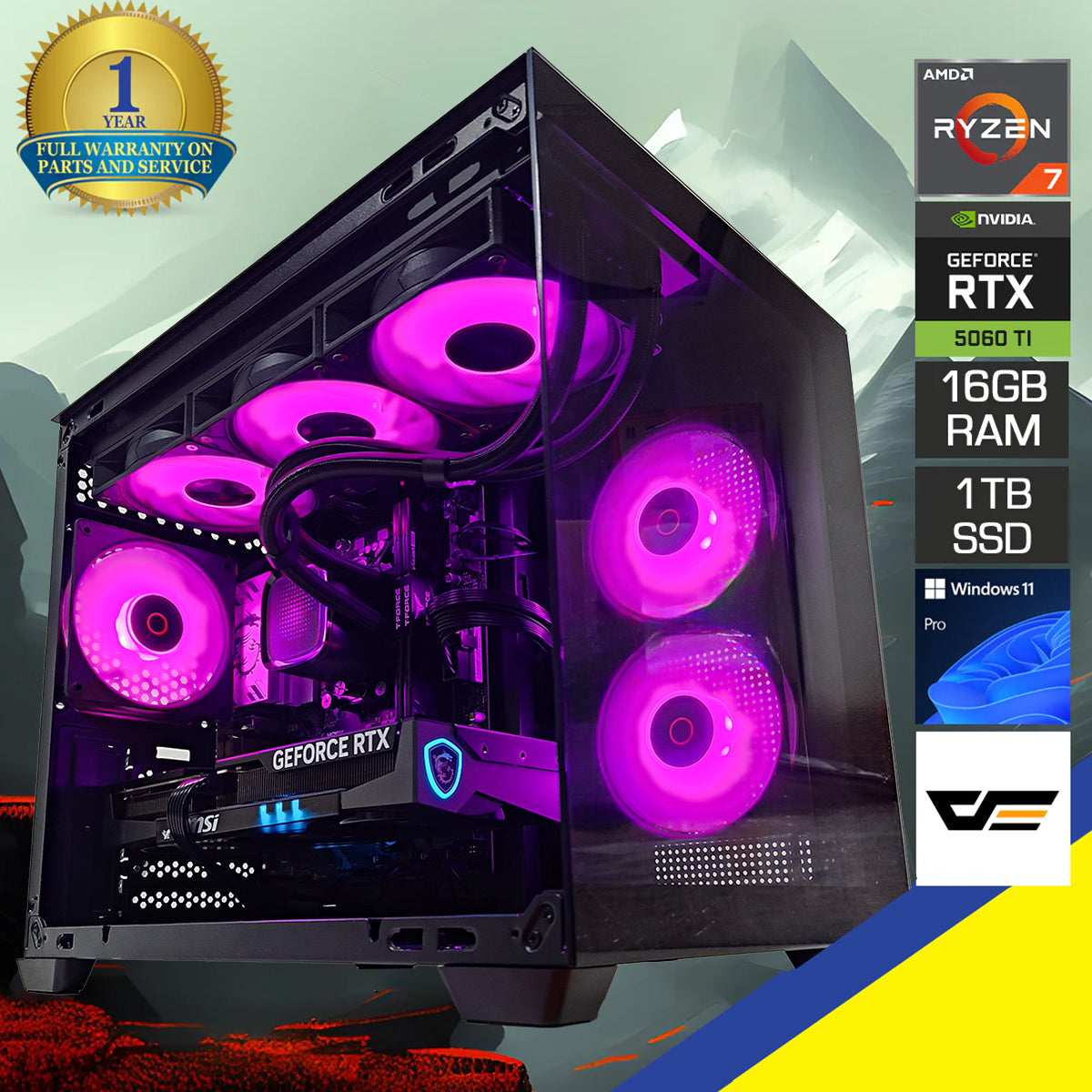 Aurora C285MP Black Desktop Gaming PC