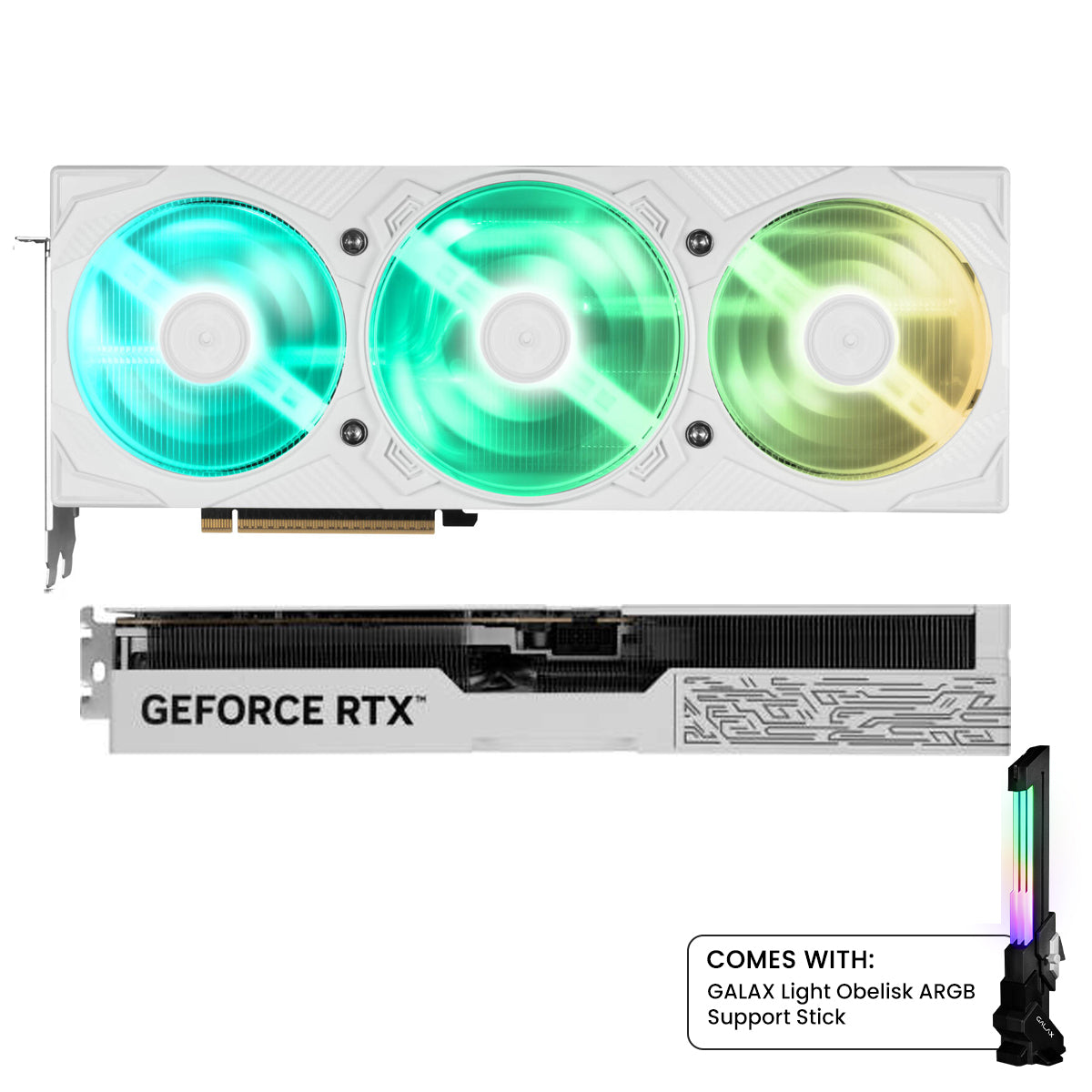 Galax RTX GeForce 5080 1-Click OC 16GB GDDR7 Graphics Card White (58NZN6MDBCWH)