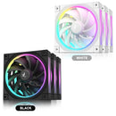 DeepCool FL12R 3-in-1 3x120mm Unique ARGB Fans (Black, White)