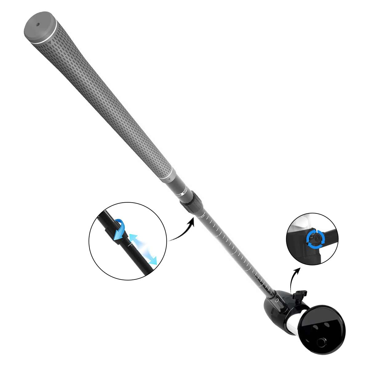 Dobe Golf Club Attachment for Meta Quest 2 / Meta Quest 3 / Meta Quest 3S / Pro Controller TY-3881S