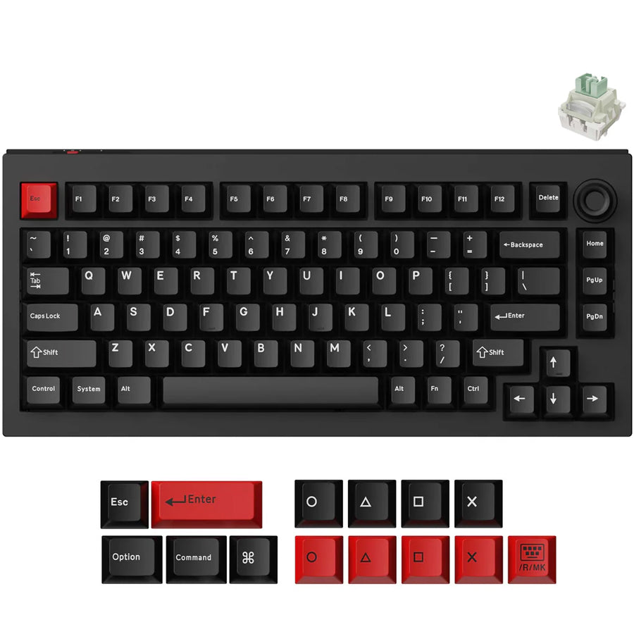 Keychron Lemokey L5 HE Fully Assembled Knob RGB Hot-Swappable 75% Magnetic Switch