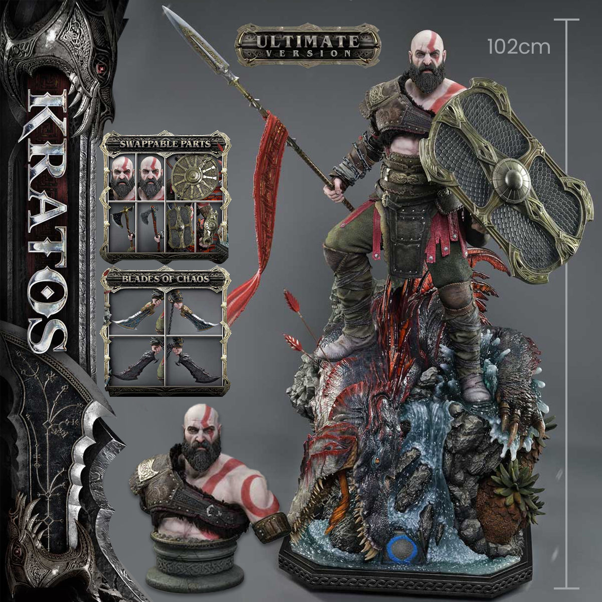 eal Elite Masterline God of War: Ragnarok Kratos Ultimate Version