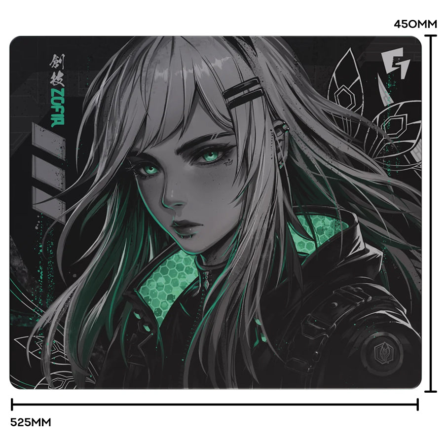 GLSSWRKS Zofia Glass Mousepad (525x450x1.1mm)