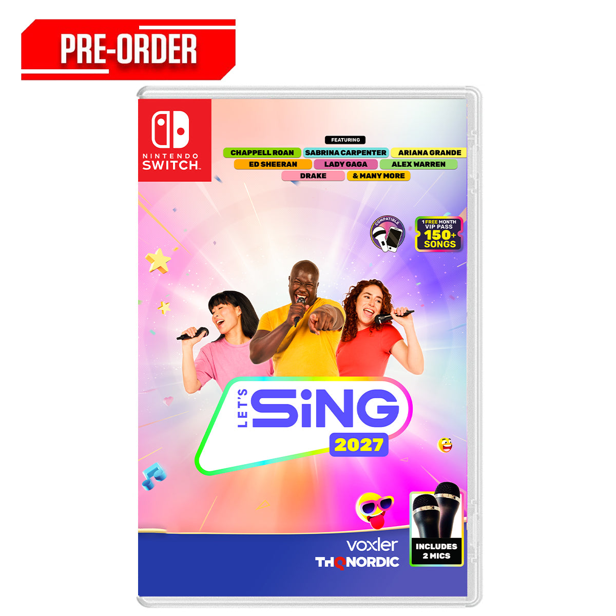 Nintendo Switch Lets Sing 2027 2 Mic Bundle Pre-Order Downpayment