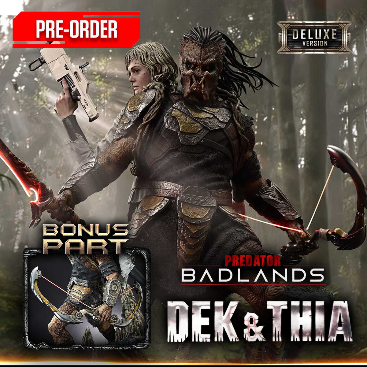 Real Elite Masterline Predator: Badlands Dek & Thia (DX Bonus version)