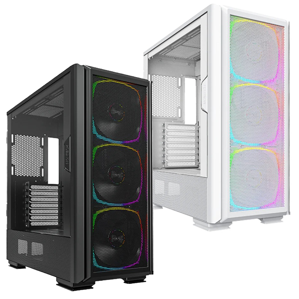 Montech Sky Two GX Mid Tower E-ATX PC Case (Black, White)