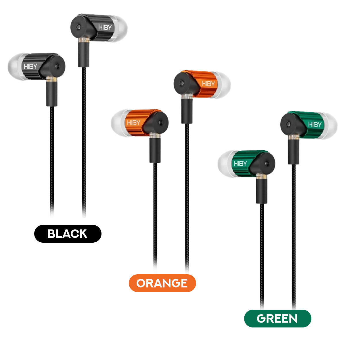 HiBy Yves Plus 7mm Micro-dynamic Be-coated HiFi Earphones