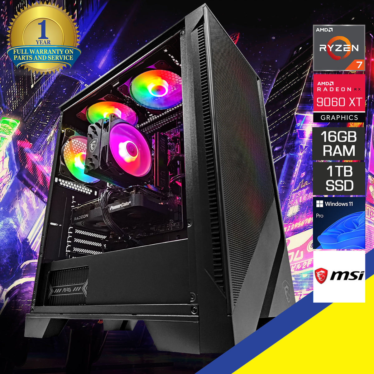 Aurora MAG 120A Black Desktop Gaming PC