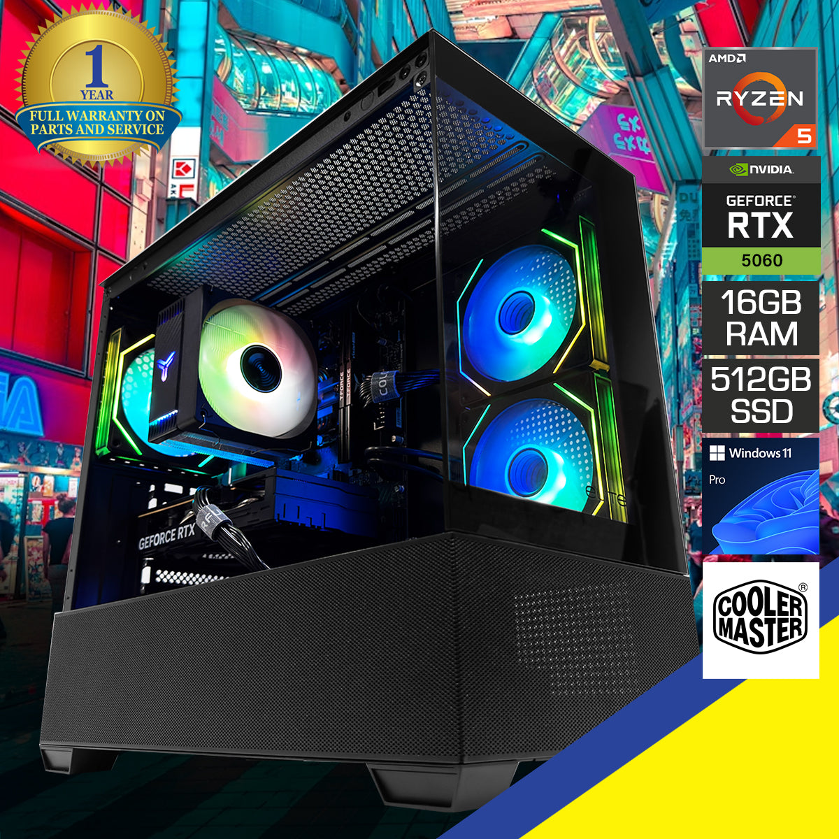 Sigma Elite 490 Black Desktop Gaming PC