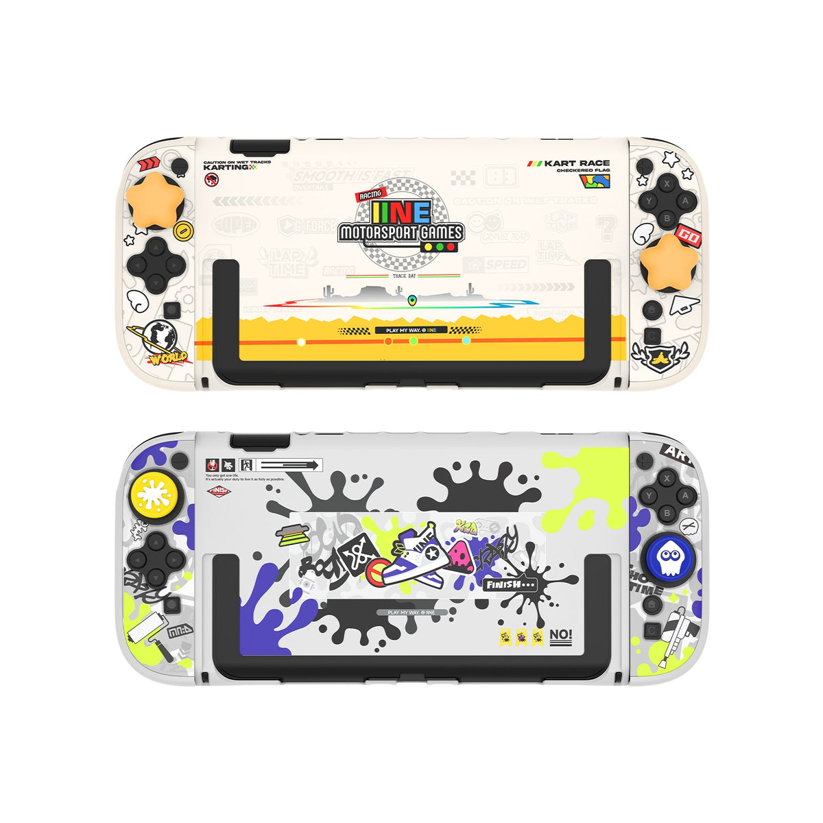 IINE PC Protective Case Set for Nintendo Switch 2 (Mario, Splatoon)