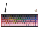 Ajazz ALUX68 Max RGB Wired 68-Keys Aluminum CNC Case Hot-Swappable Mechanical Keyboard