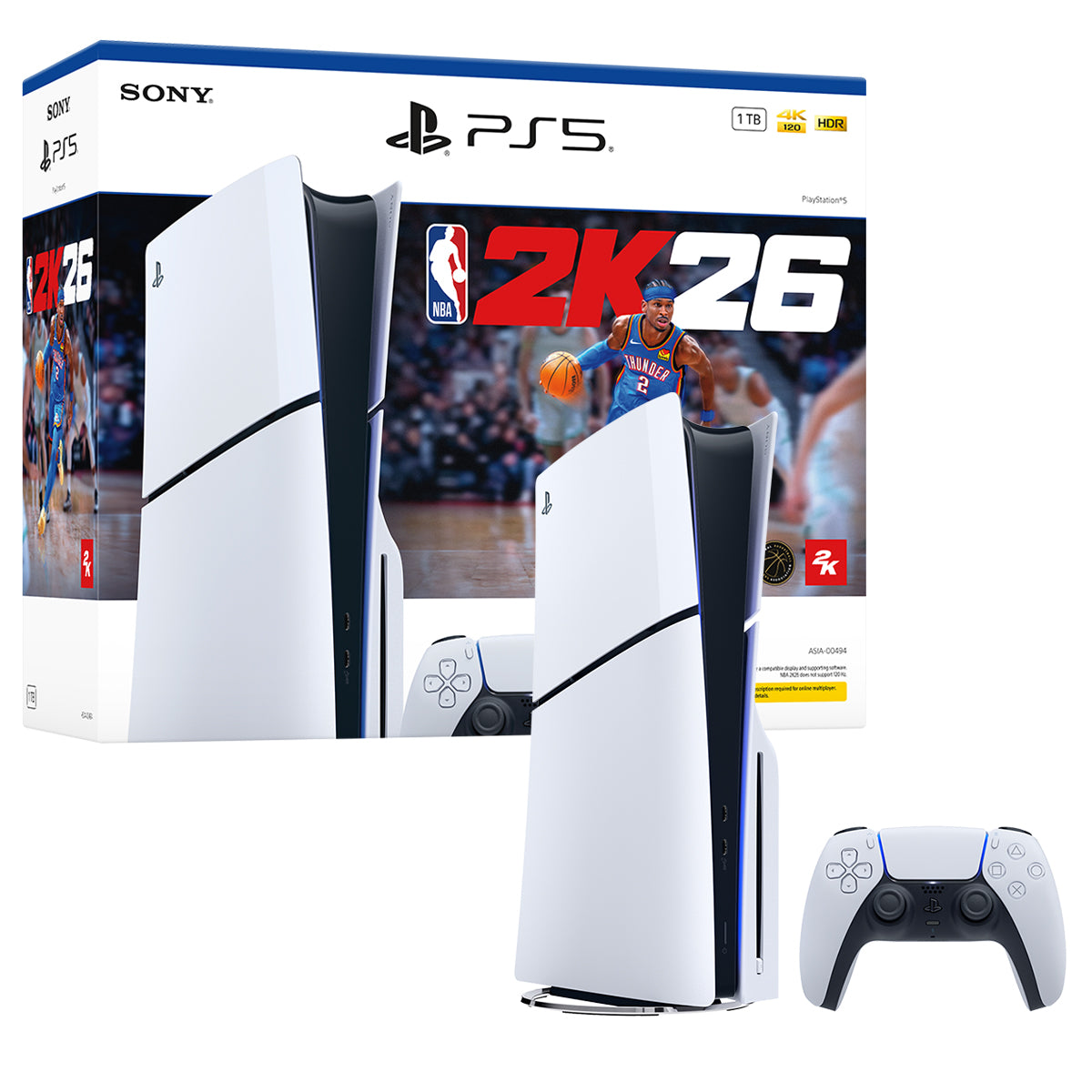 Sony Playstation PS5 Console Slim Disc Version NBA 2K26 Bundle | DataBlitz