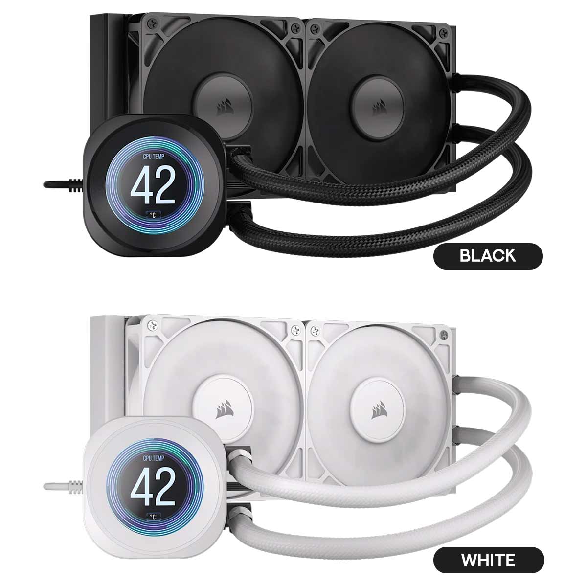 Corsair Nautilus 240 RS Performance LCD 240mm Liquid CPU Cooler