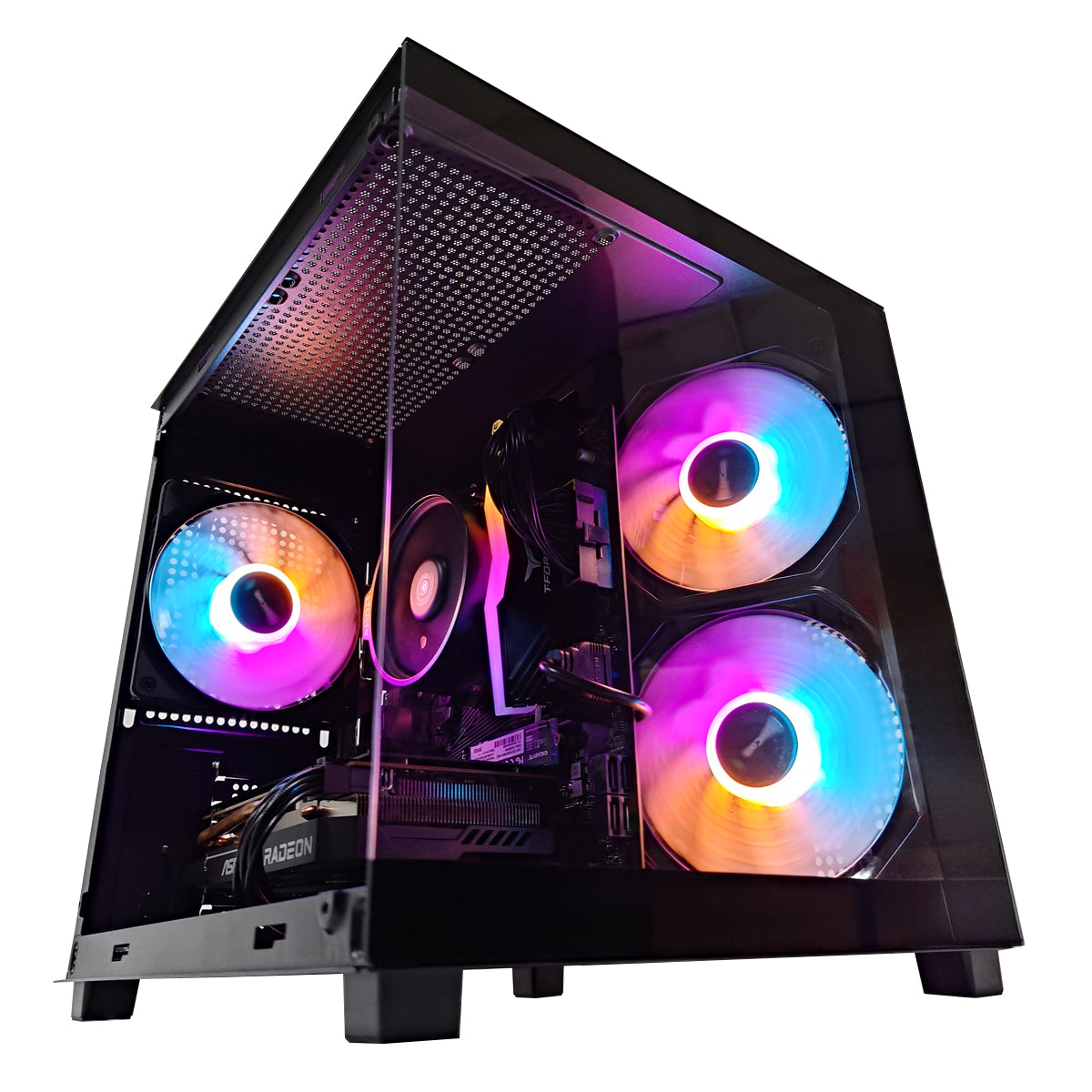 Alpha Apollo A275 Black Desktop Gaming PC | AMD Ryzen 5 5600XT | 8GB RAM | 500GB SSD | RX 6600 XT | Windows 11 Pro