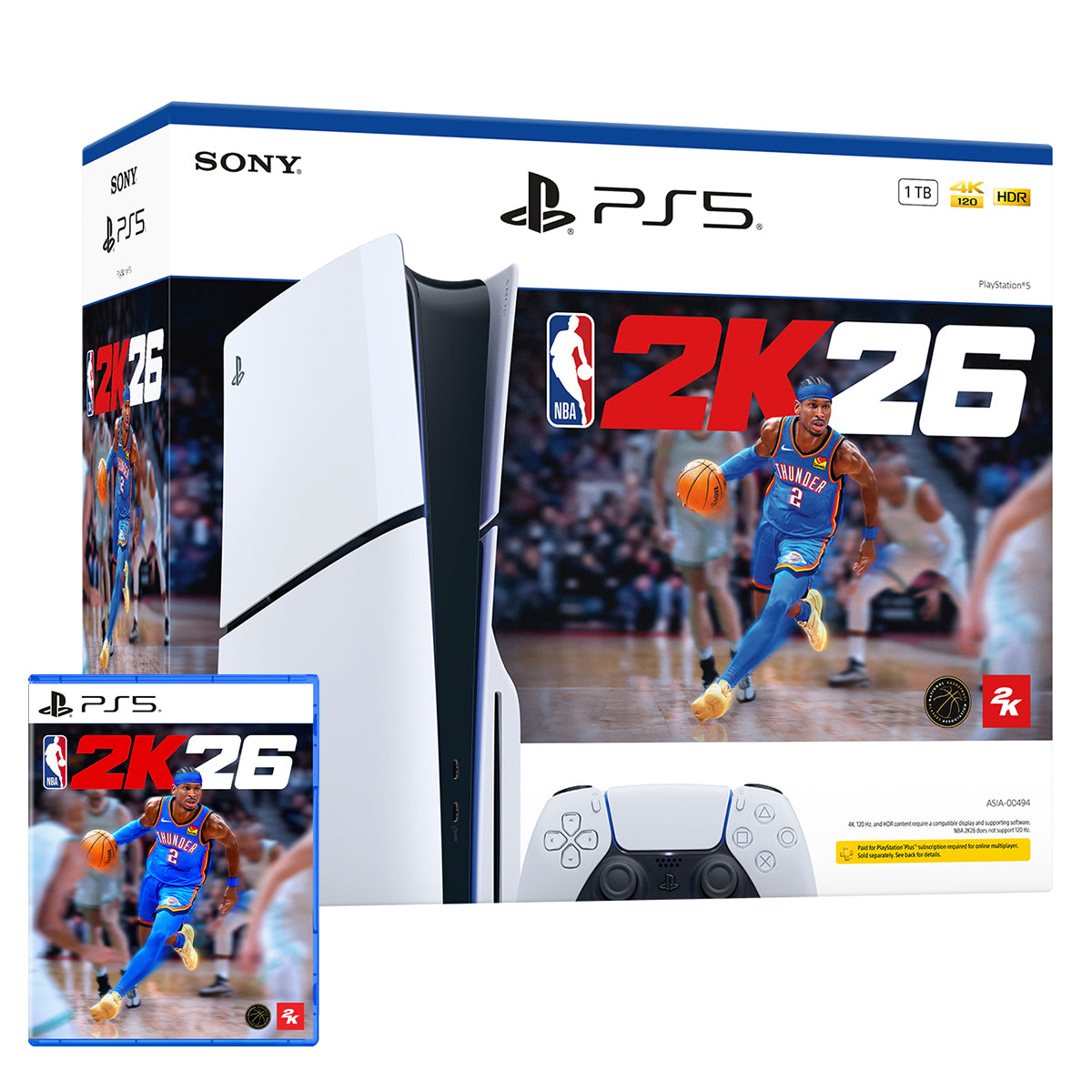Sony Playstation PS5 Console Slim Disc Version NBA 2K26 Bundle | DataBlitz