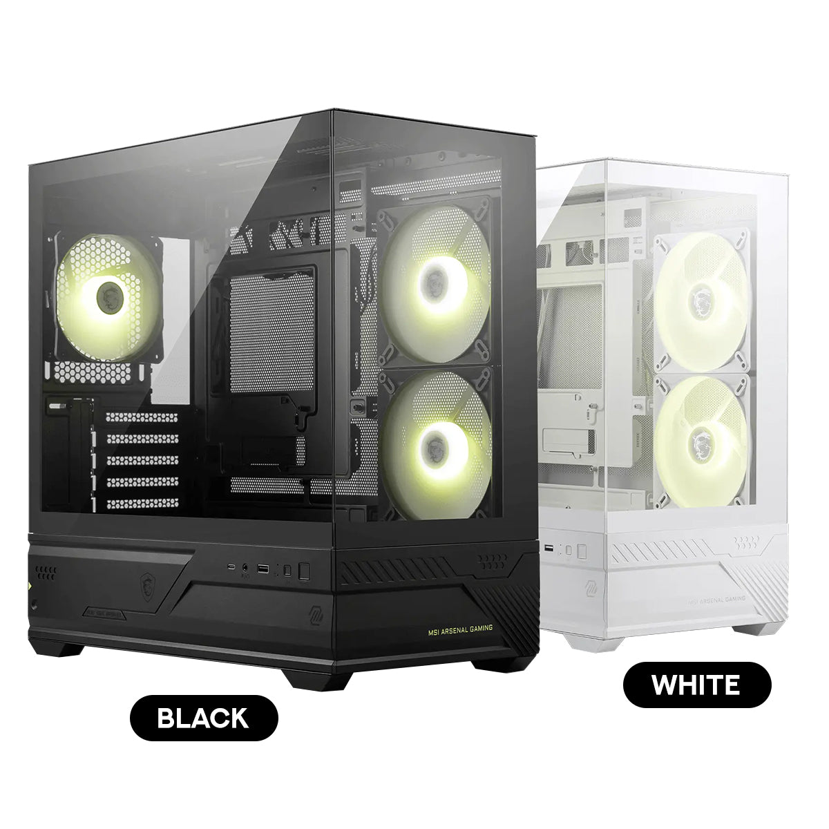 MSI MAG PANO M110R Mini Tower Micro-ATX/Mini-ITX PC Case