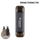 Transcend ESD310C Dual USB 10GBPS Portable SSD