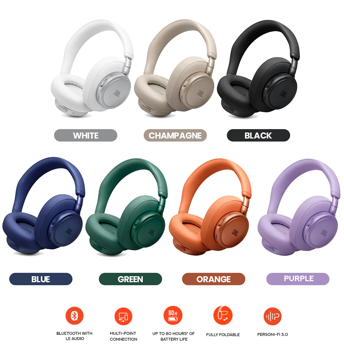 JBL Live 780NC Adaptive Noise Cancelling Wireless Over-Ear Headphones