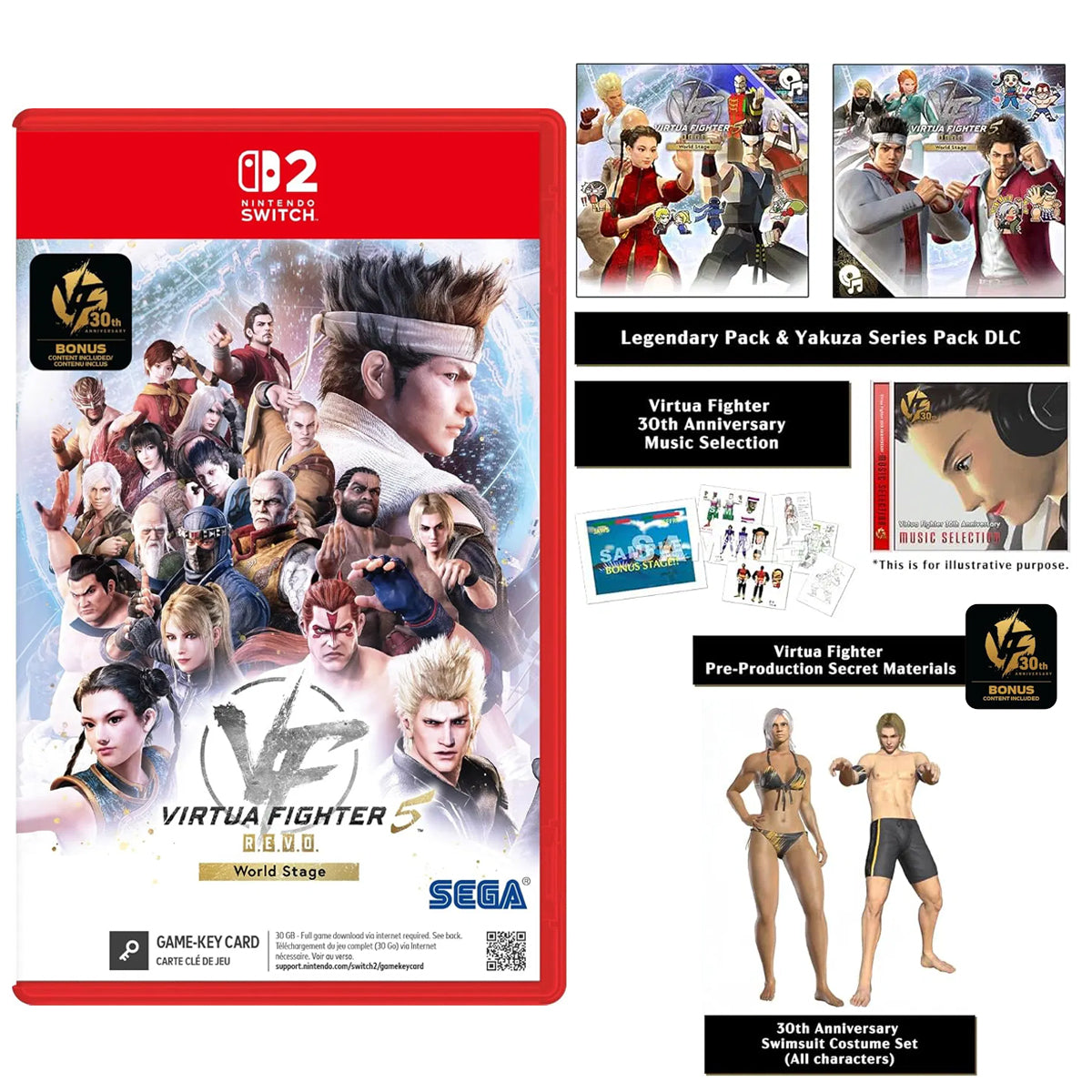 Nintendo Switch 2 Virtua Fighter 5 R.E.V.O. World Stage 30th Anniversary Edition (US) (Eng/FR)