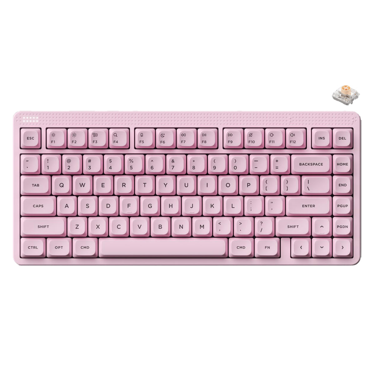 NuPhy Node75 Low-Profile Hot-Swappable 84-Key Tri-Mode Wireless Mechanical Keyboard